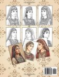 Schönheiten aus dem Duft der Geschichte – Palästina-Edition: Malbuch mit Nahporträts palästinensischer Frauen | 50 einseitige Seiten mit Tatreez / Feiern Sie Erbe, Identität und zeitlose Schönheit durch Kunst.